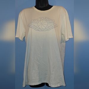 Jordan Brand Air Jordan Fade White T-Shirt Size M